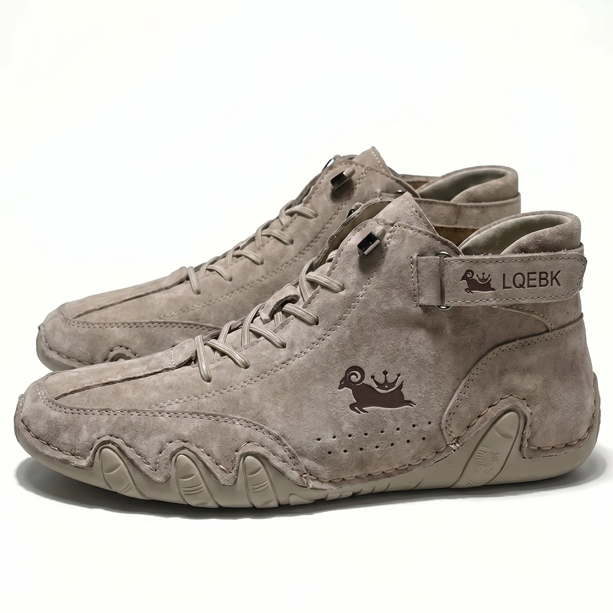Thomas - Men's Non - Slip Barefoot Shoes - Shoes - Khaki - Taylor & Bennett