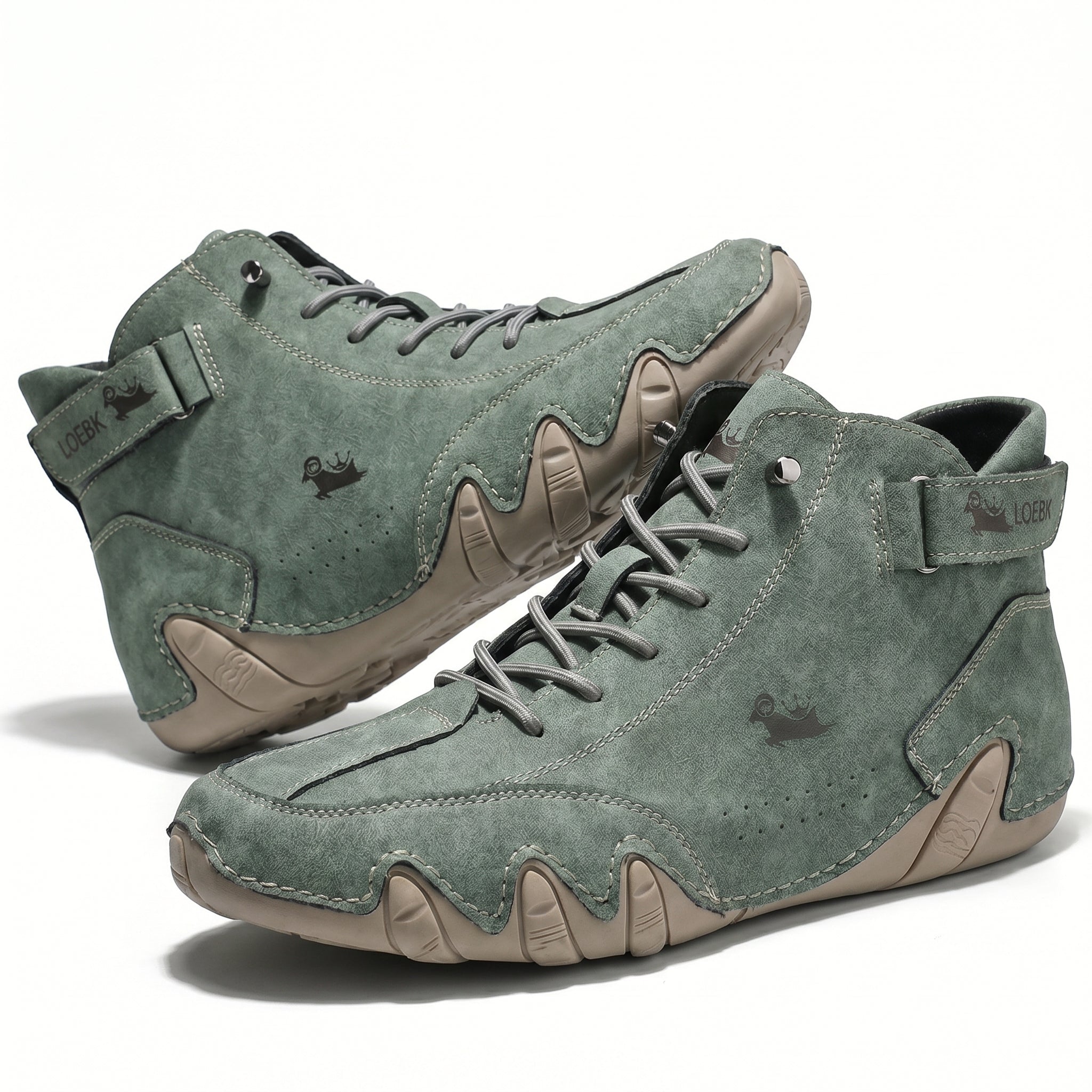 Thomas - Men's Non - Slip Barefoot Shoes - Shoes - Green - Taylor & Bennett