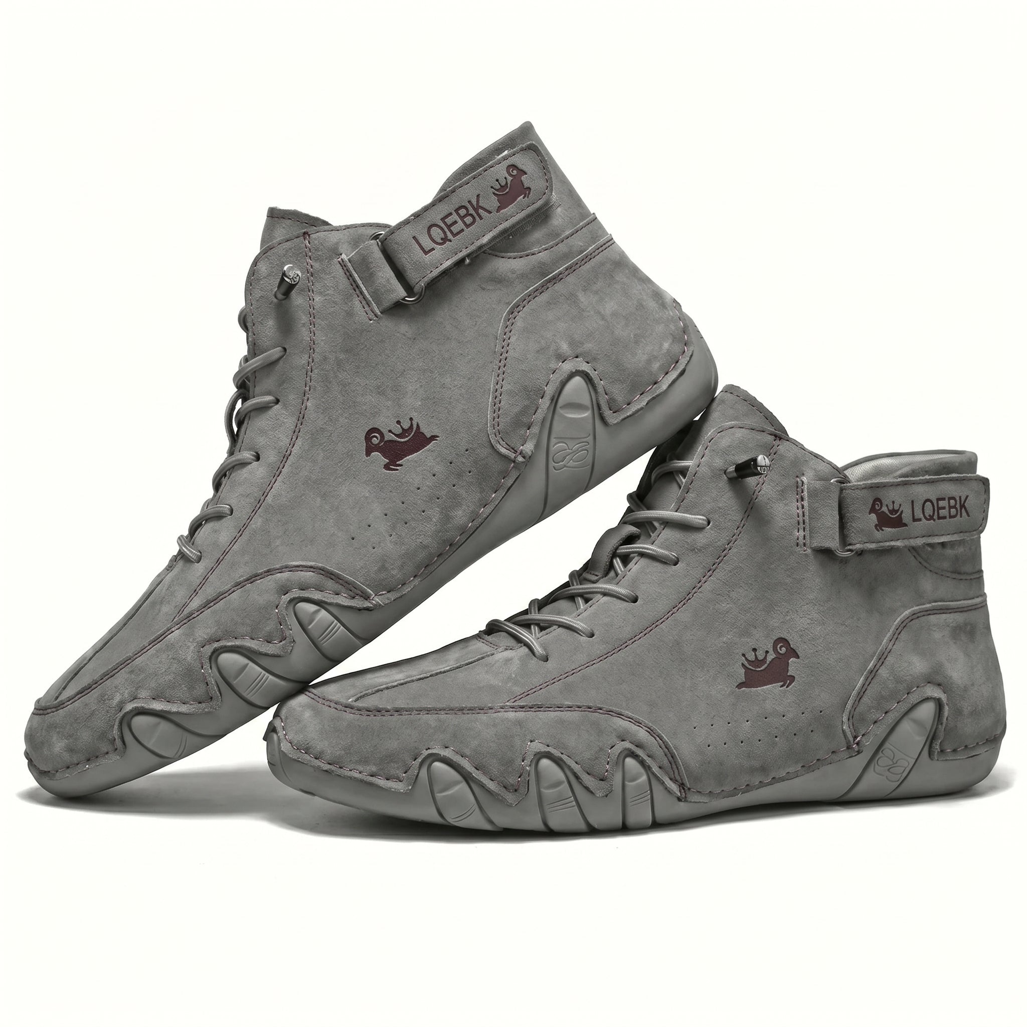 Thomas - Men's Non - Slip Barefoot Shoes - Shoes - Grey - Taylor & Bennett